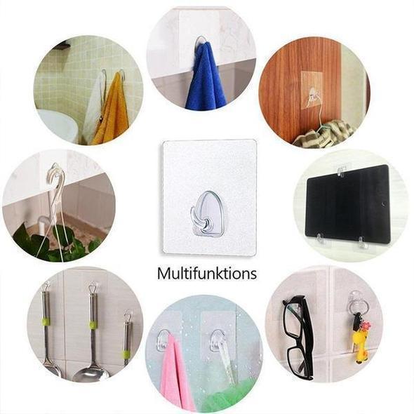 Reusable Anti-skid Traceless Hooks (12 PCS)