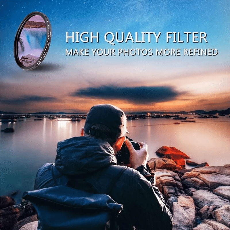 Professional Photography Adjustable ND Filter ND2-400