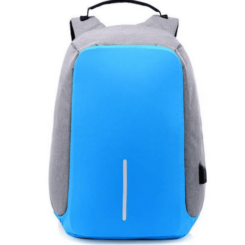 Waterproof Anti-Theft Backpack with USB Charging Port - Unisex