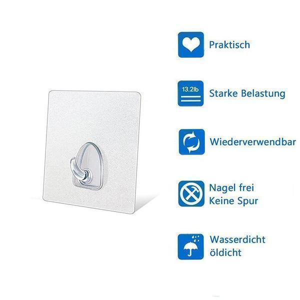 Reusable Anti-skid Traceless Hooks (12 PCS)