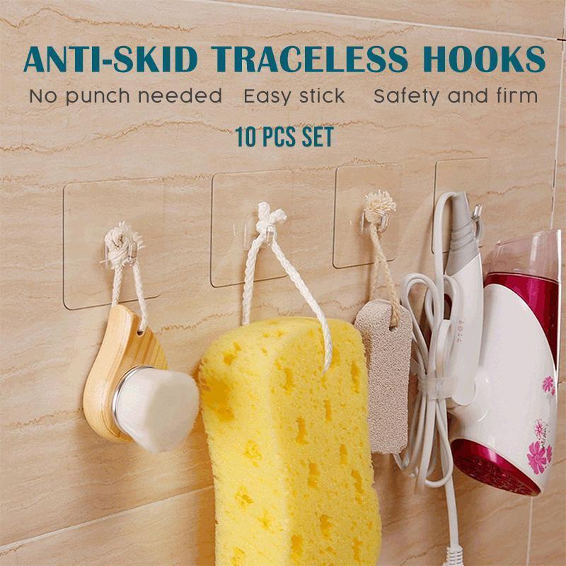 Reusable Anti-skid Traceless Hooks (12 PCS)
