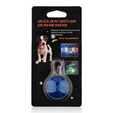 Flashing LED Dog Collar Pendant Clip Light