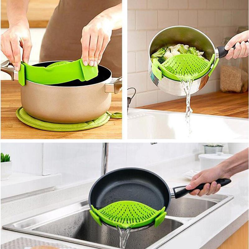 Clip It Pasta Strainer