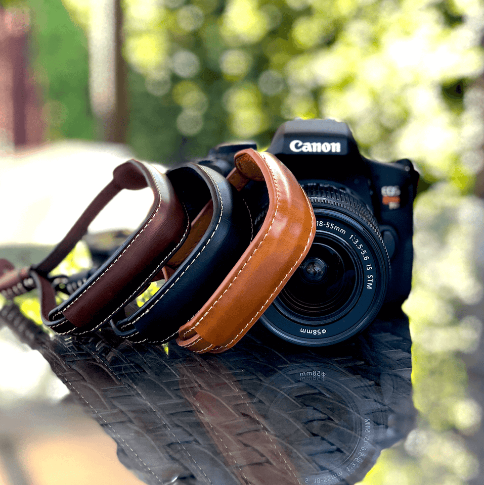 RetroStrap™  Premium Hand Stitched Camera Wrist Strap