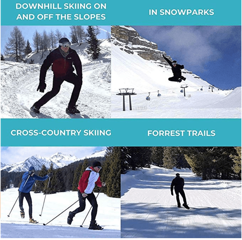 Portable Ski Skates Skiing Shoes