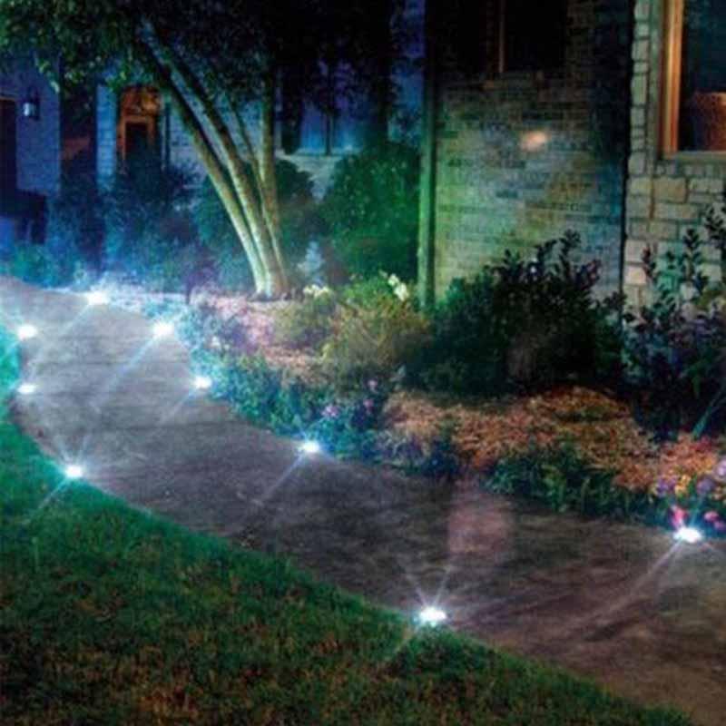 Solar Garden Disk Lights