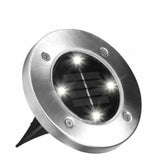 Solar Garden Disk Lights