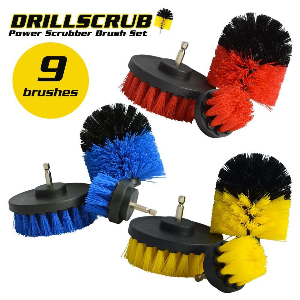 DRILLSCRUB® - The Ultimate Power Scrubber Brush Set