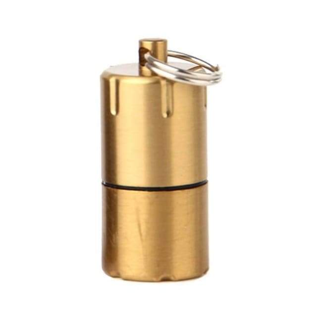 Mini Keyring Lighter - Gold