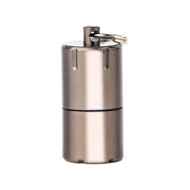 Mini Keyring Lighter - Silver