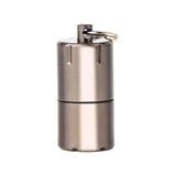Mini Keyring Lighter - Silver