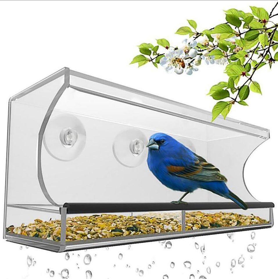 WINDOW VIEWING BIRD FEEDER