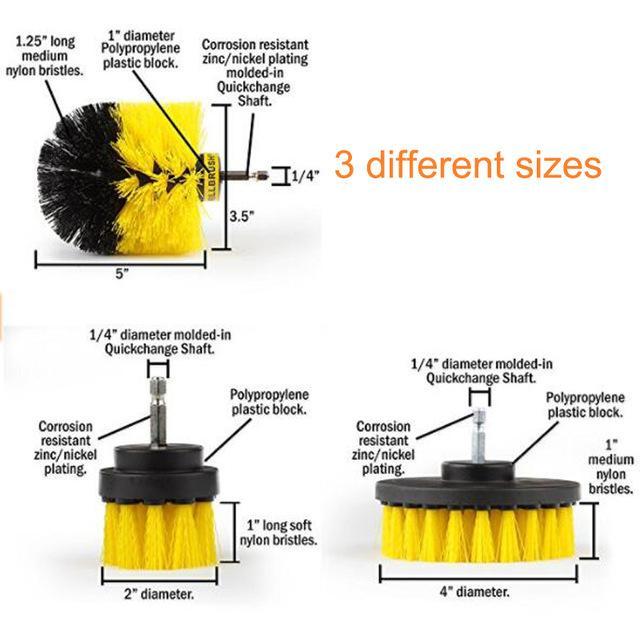 Power Scrubber Brush Set